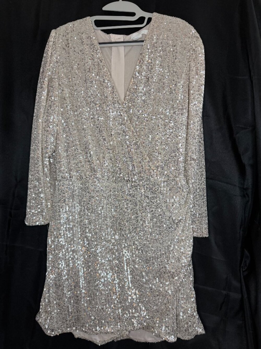 NWOT H&M Sequin Skirt Front Romper